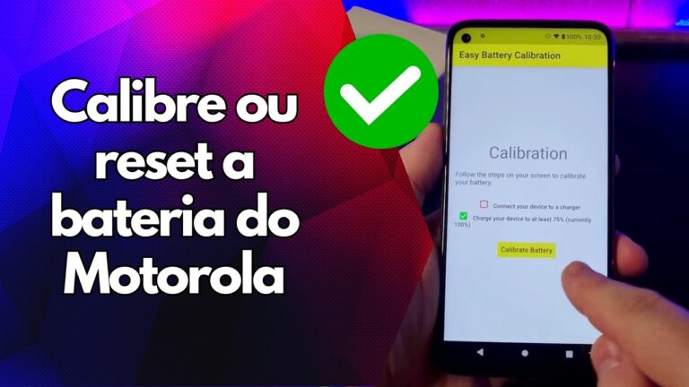 ✅ Calibre ou reset a bateria do Motorola