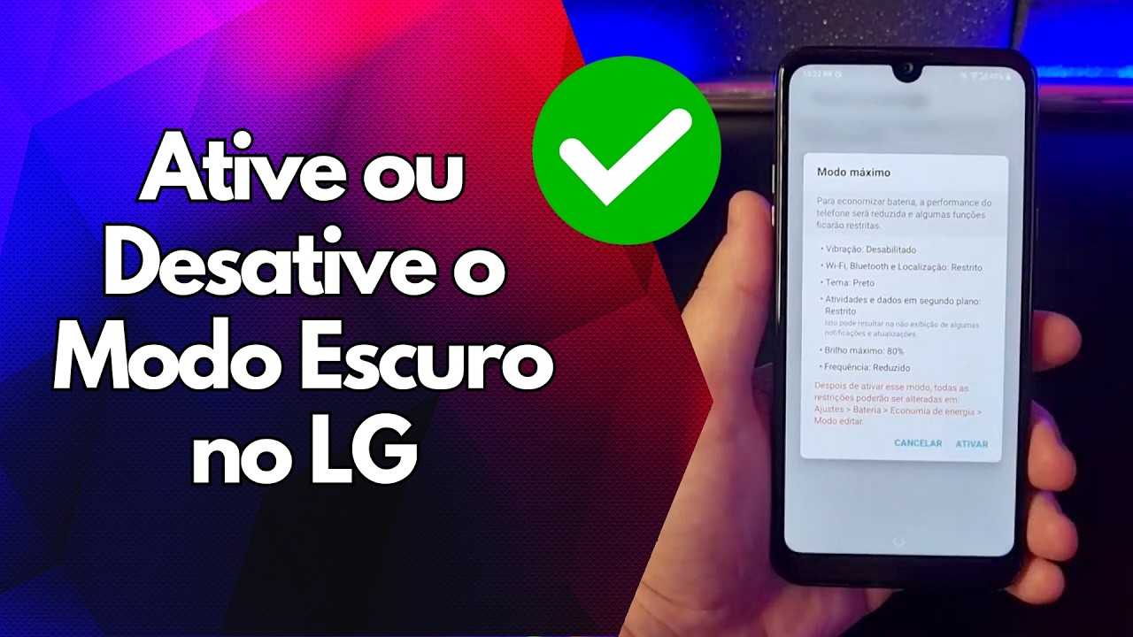 ✅ Ative ou Desative o Modo Escuro no LG