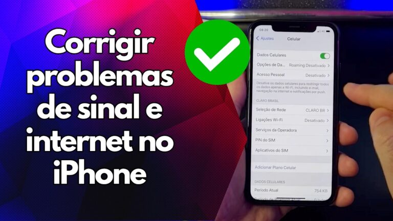 ✅ Corrigir problemas de sinal e internet no iPhone