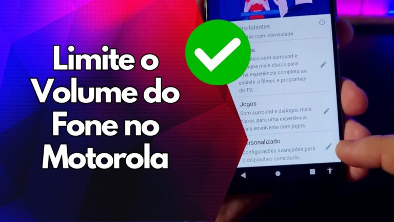 ✅ Limite o Volume do Fone no Motorola