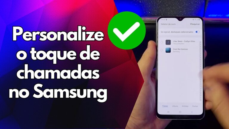 ✅ Personalize o toque de chamadas no Samsung