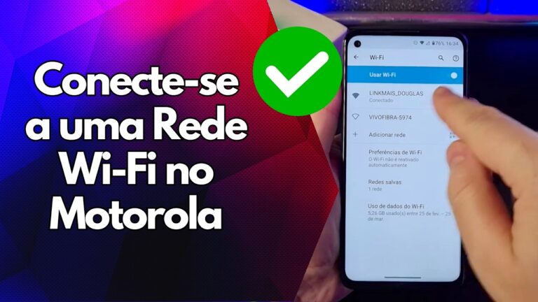 ✅ Conecte se a uma Rede Wi Fi no Motorola