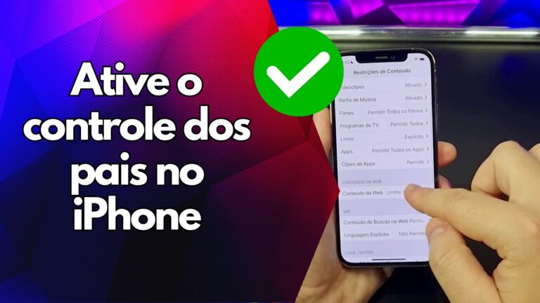 ✅ Ative o controle dos pais no iPhone