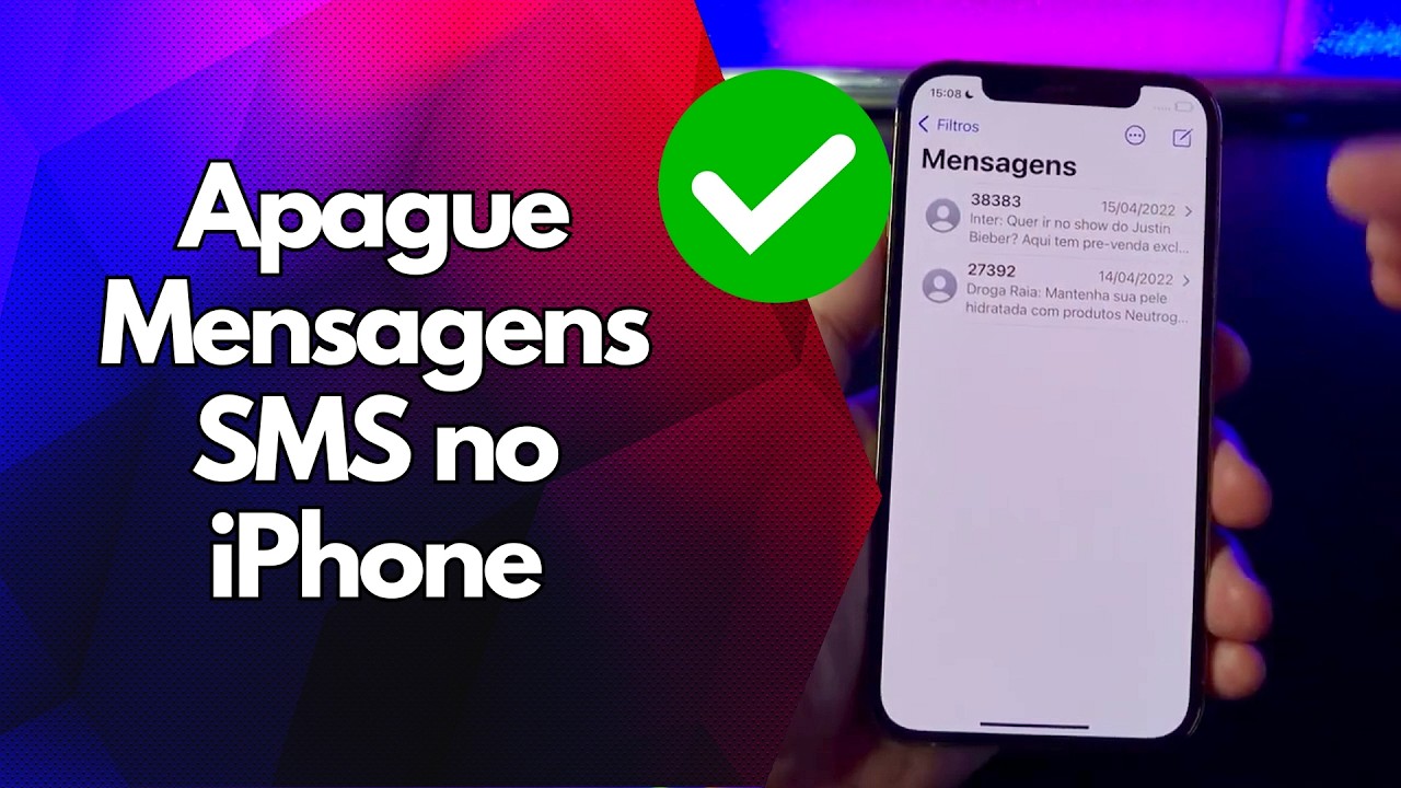 ✅ Apague Mensagens SMS no iPhone