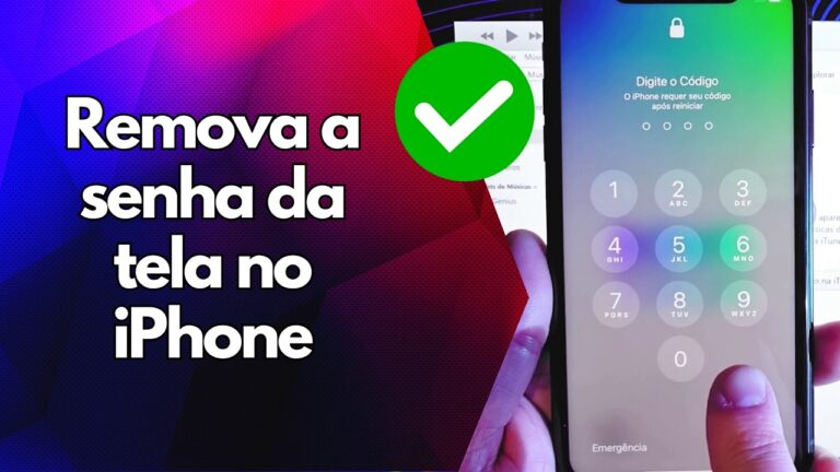 ✅ Remova a senha da tela no iPhone