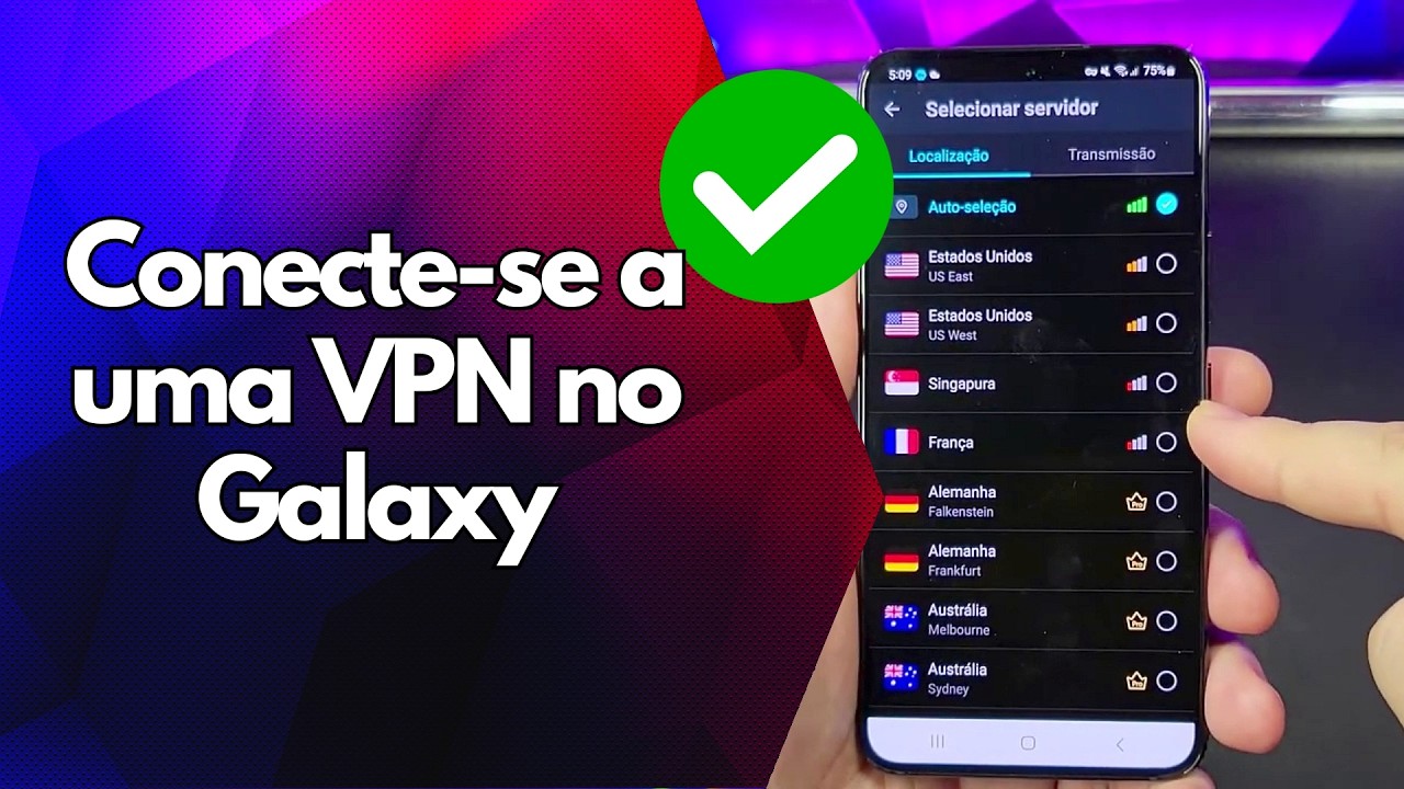 ✅ Conecte se a uma VPN no Galaxy