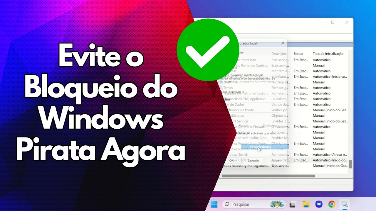 ✅ Evite o Bloqueio do Windows Pirata Agora