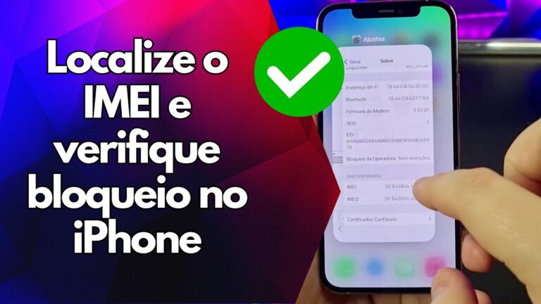 ✅ Localize o IMEI e verifique bloqueio no iPhone