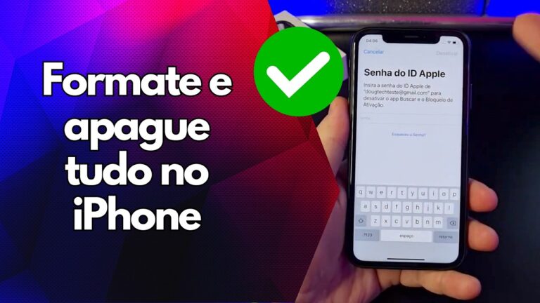 ✅ Formate e apague tudo no iPhone