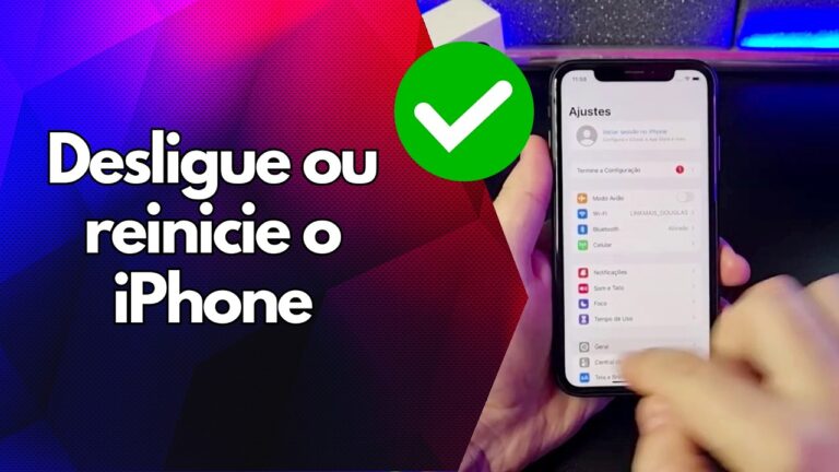 ✅ Desligue ou reinicie o iPhone