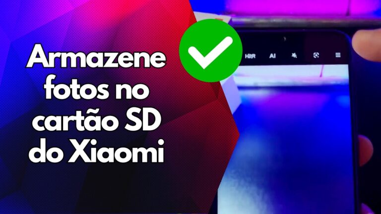 ✅ Armazene fotos no cartão SD do Xiaomi