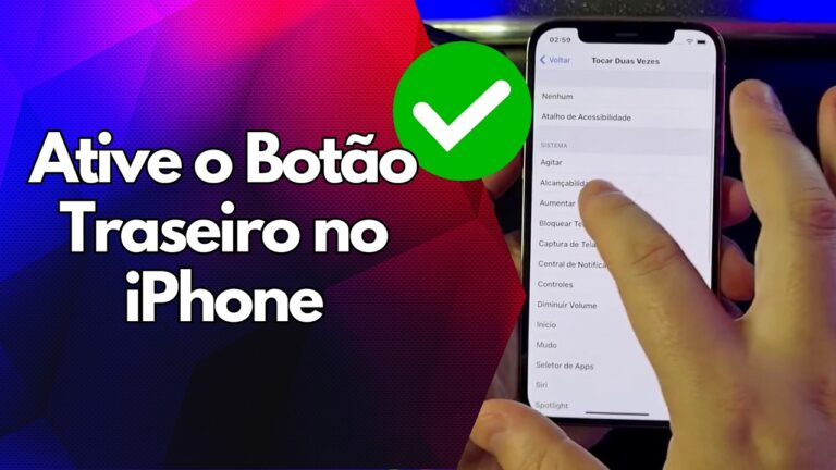 ✅ Ative o Botão Traseiro no iPhone