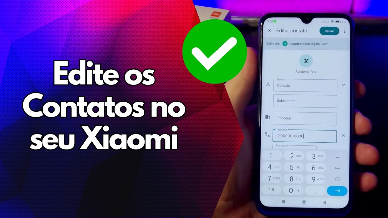 ✅ Edite os Contatos no seu Xiaomi