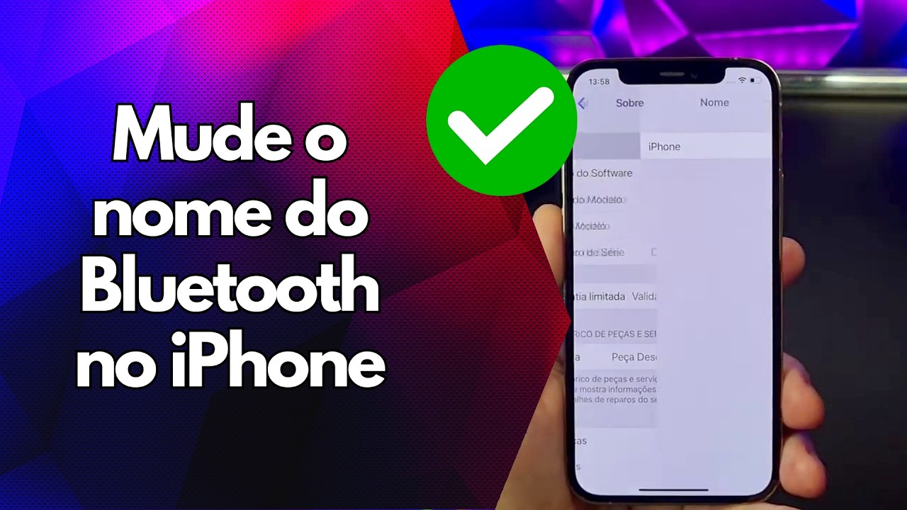 ✅ Mude o nome do Bluetooth no iPhone