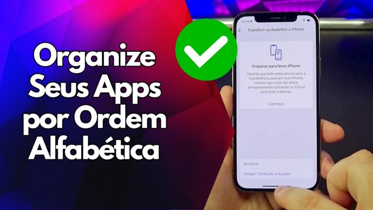 ✅ Organize Seus Apps por Ordem Alfabética