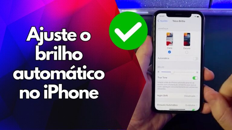 ✅ Ajuste o brilho automático no iPhone