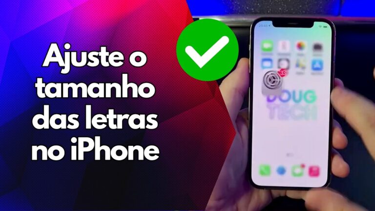 ✅ Ajuste o tamanho das letras no iPhone