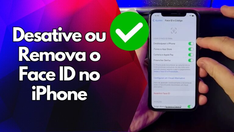 ✅ Desative ou remova o Face ID no iPhone