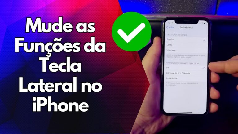 ✅ Mude as Funções da Tecla Lateral no iPhone