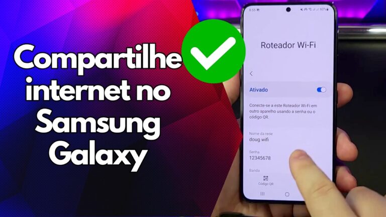 ✅ Compartilhe internet no Samsung Galaxy