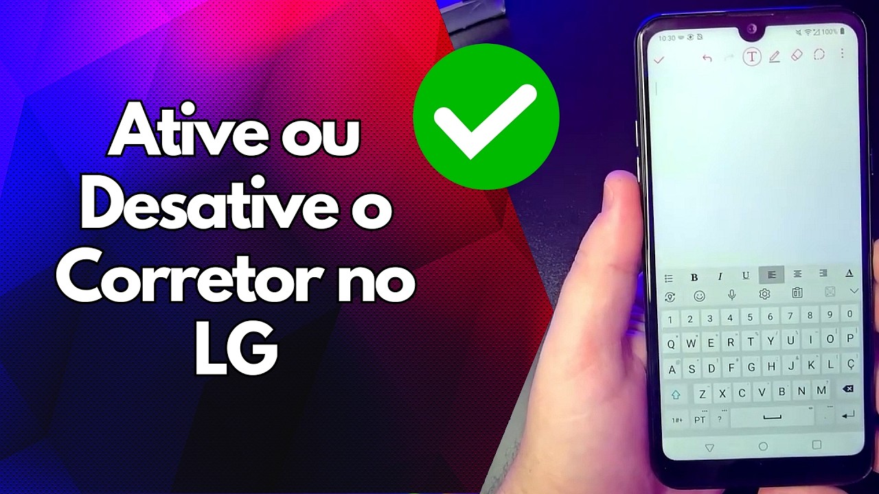 ✅ Ative ou Desative o Corretor no LG