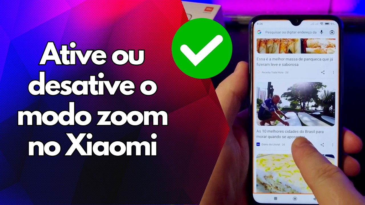 ✅ Ative ou desative o modo zoom no Xiaomi