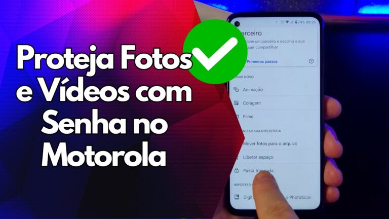 ✅ Proteja Fotos e Vídeos com Senha no Motorola