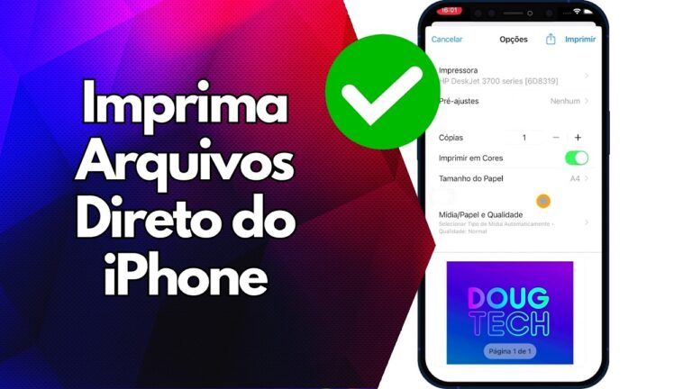 ✅ Imprima Arquivos Direto do iPhone