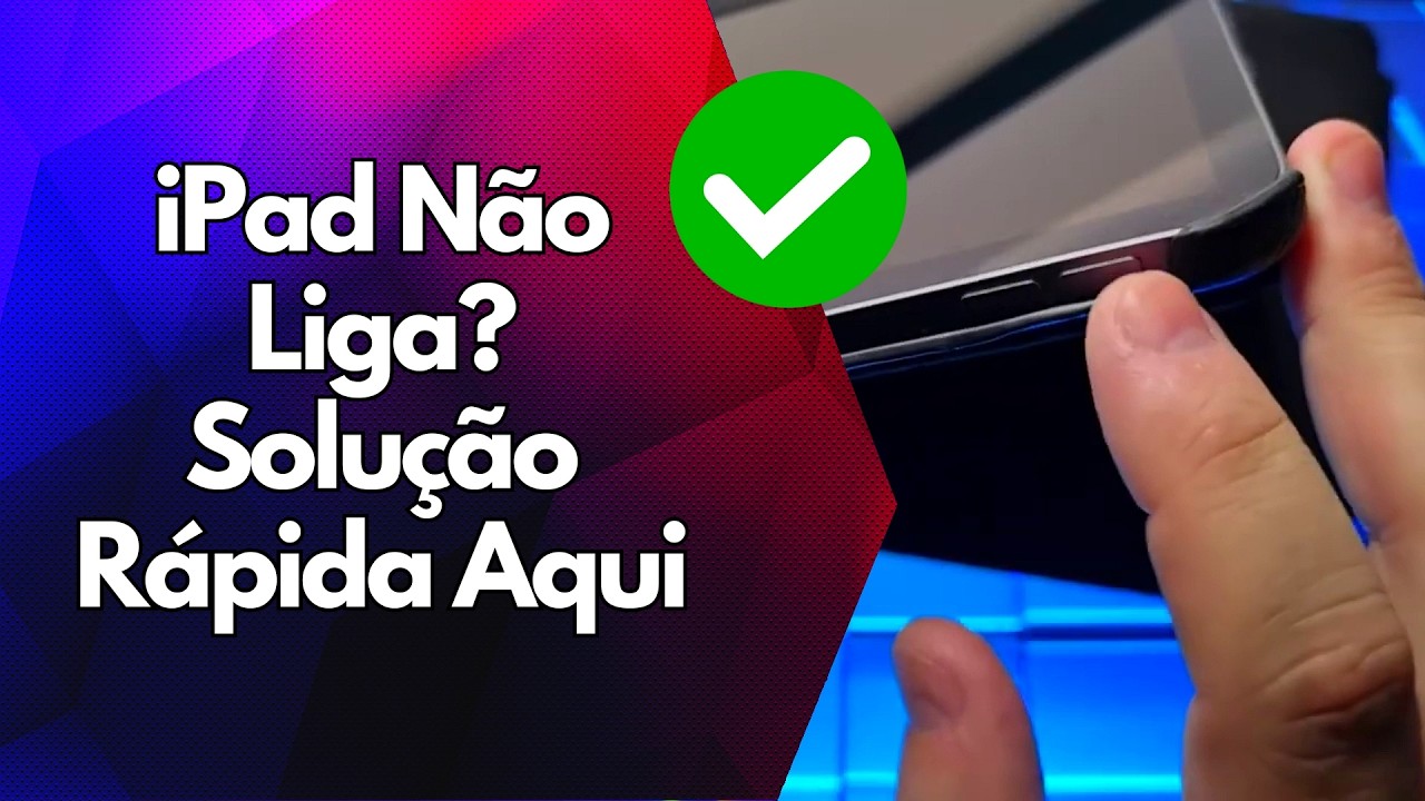 ✅ iPad Não Liga Solução Rápida Aqui