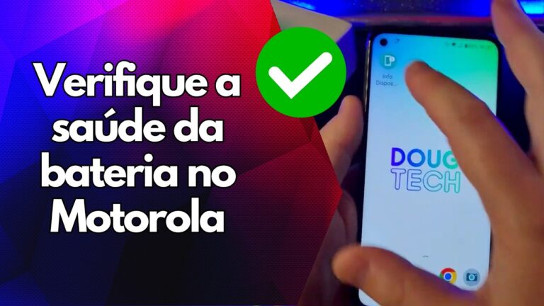 ✅ Verifique a saúde da bateria no Motorola