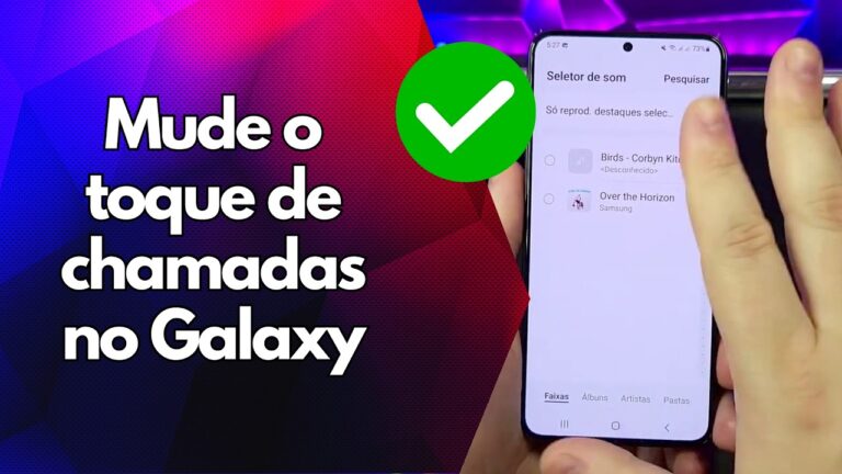 ✅ Mude o toque de chamadas no Galaxy