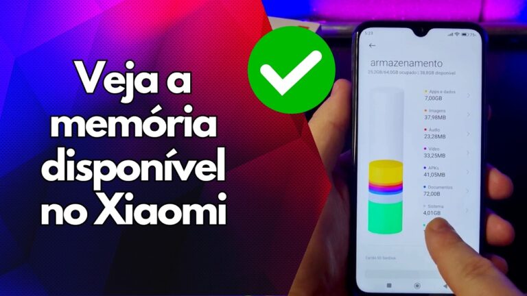 ✅ Veja a memória disponível no Xiaomi