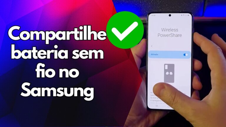 ✅ Compartilhe bateria sem fio no Samsung