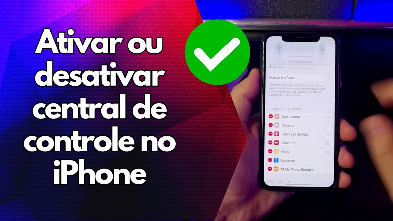 ✅ Ativar ou desativar central de controle no iPhone ✅ Ativar ou desativar central de controle no iPhone