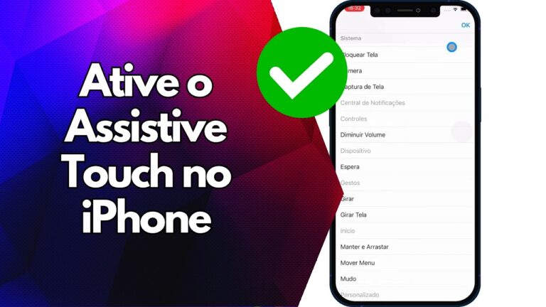 ✅ Ative o Assistive Touch no iPhone