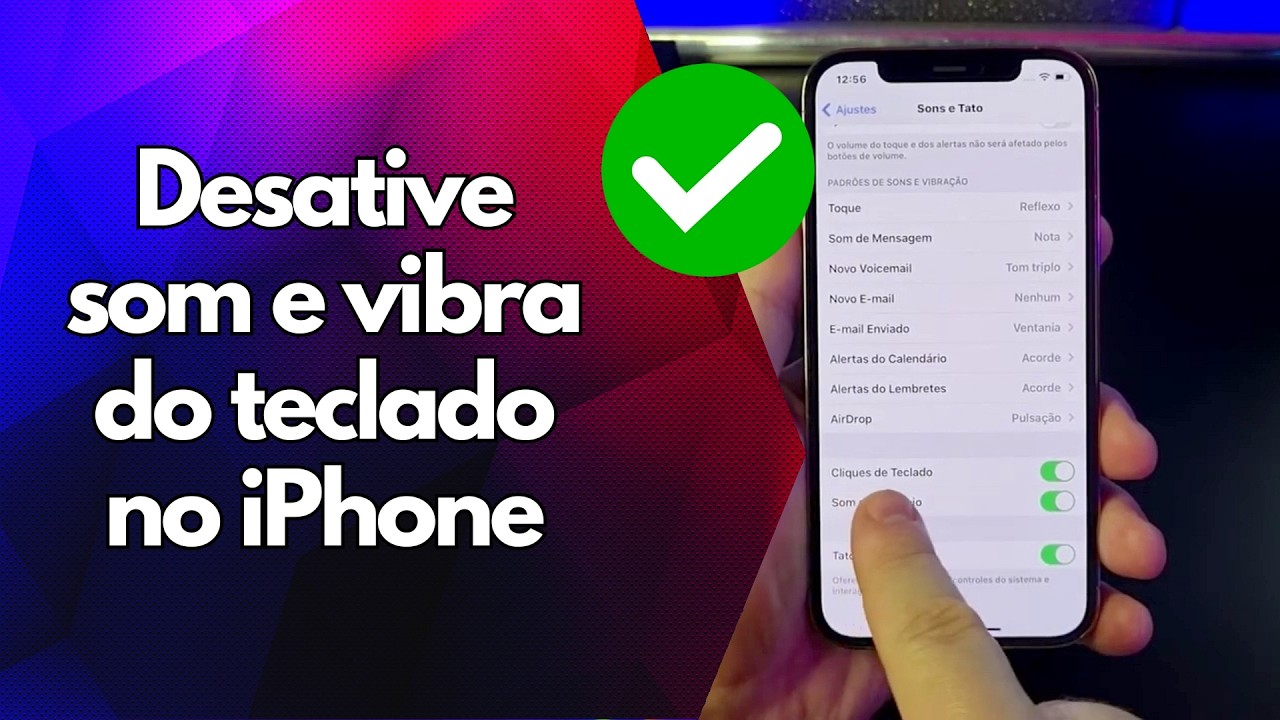 ✅ Desative som e vibra do teclado no iPhone ✅ Desative som e vibra do teclado no iPhone