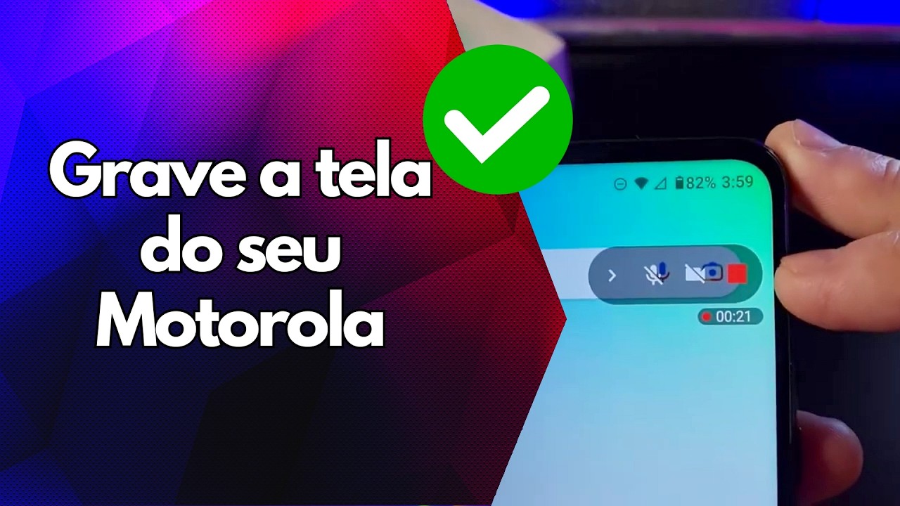 ✅ Grave a tela do seu Motorola