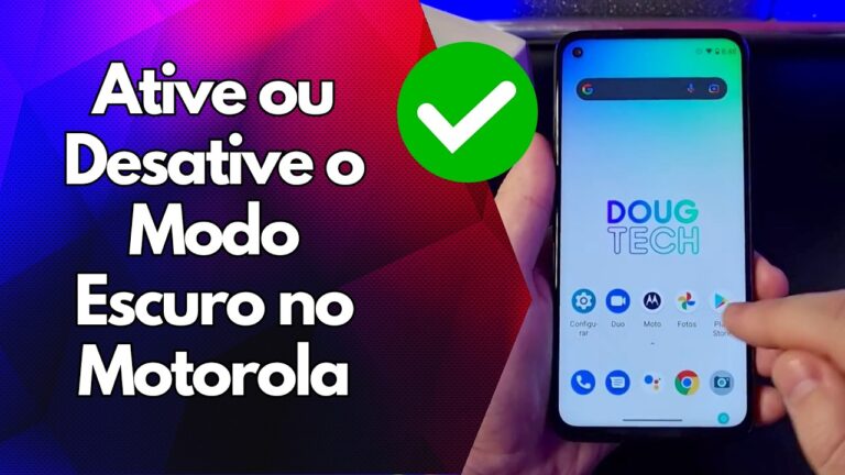 ✅ Ative ou Desative o Modo Escuro no Motorola