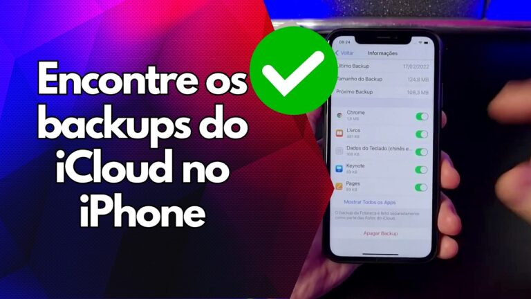 ✅ Encontre os backups do iCloud no iPhone
