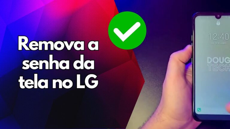 ✅ Remova a senha da tela no LG