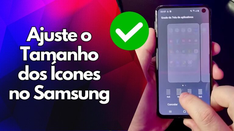 ✅ Ajuste o Tamanho dos Ícones no Samsung