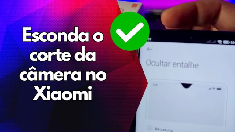 ✅ Esconda o corte da câmera no Xiaomi