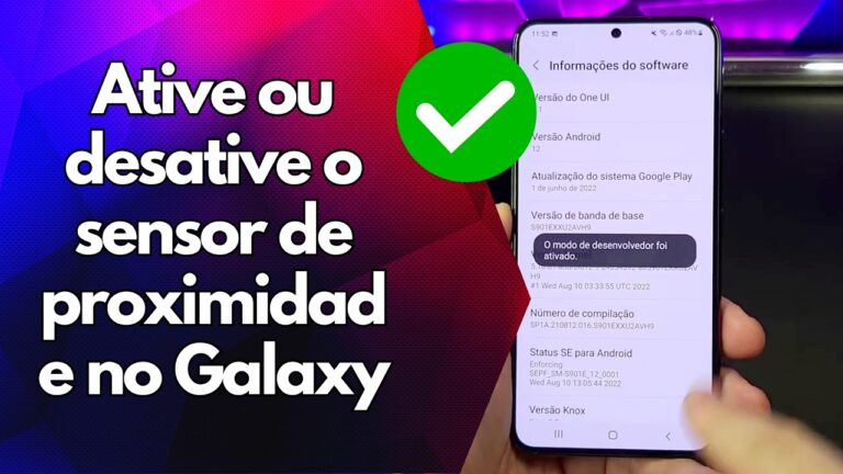 ✅ Ative ou desative o sensor de proximidade no Galaxy