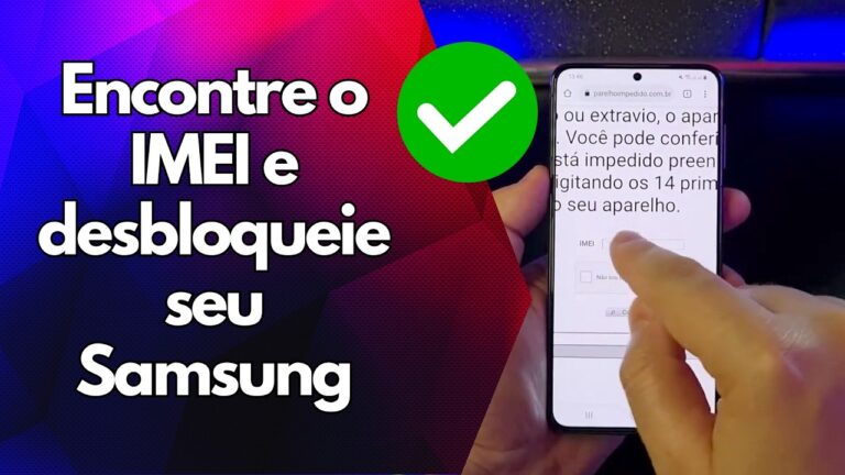 ✅ Encontre o IMEI e desbloqueie seu Samsung