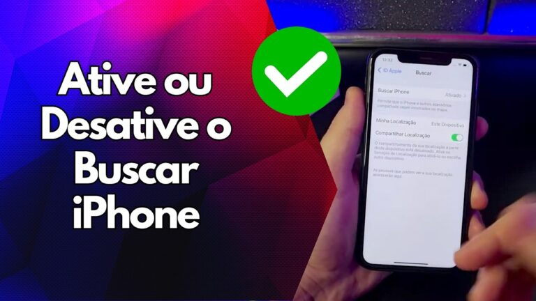 ✅ Ative ou Desative o Buscar iPhone