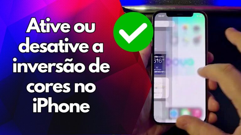 ✅ Ative ou desative a inversão de cores no iPhone