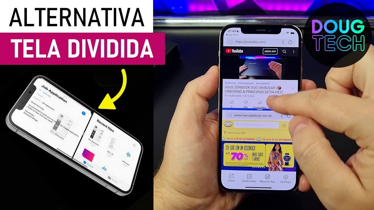 Como DIVIDIR a TELA no iPhone Como DIVIDIR a TELA no iPhone