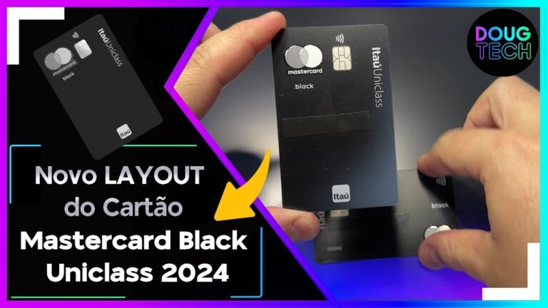 Cartão Mastercard Black Uniclass 2024 Vertical