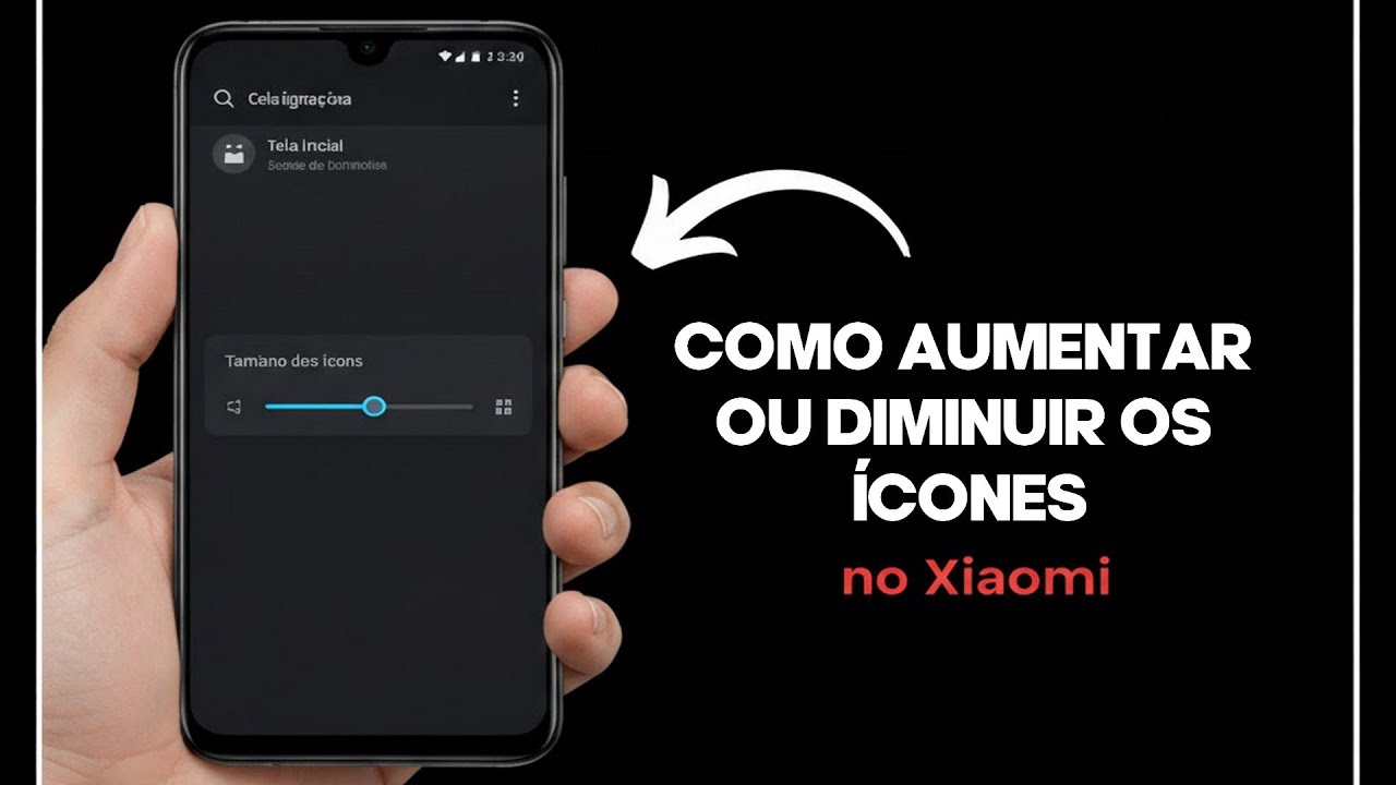 Ajustando o Tamanho dos Ícones no Xiaomi