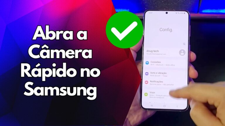 ✅ Abra a Câmera Rápido no Samsung
